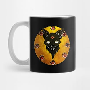 All-Seeing Feline Mug